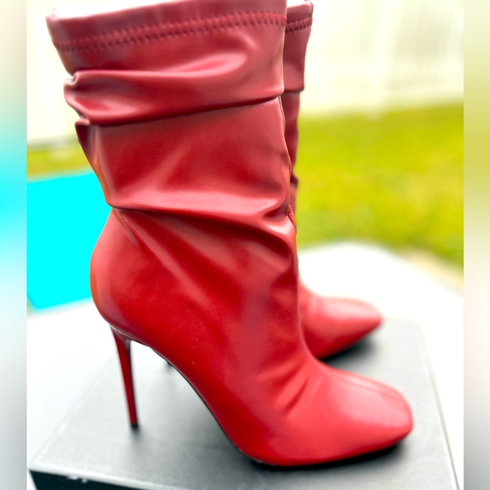 Never Worn Burgundy Boots